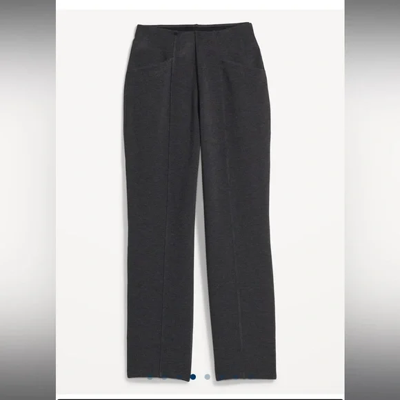 Extra High-Waisted Stevie Straight Ankle Pants - Picture 1 of 7